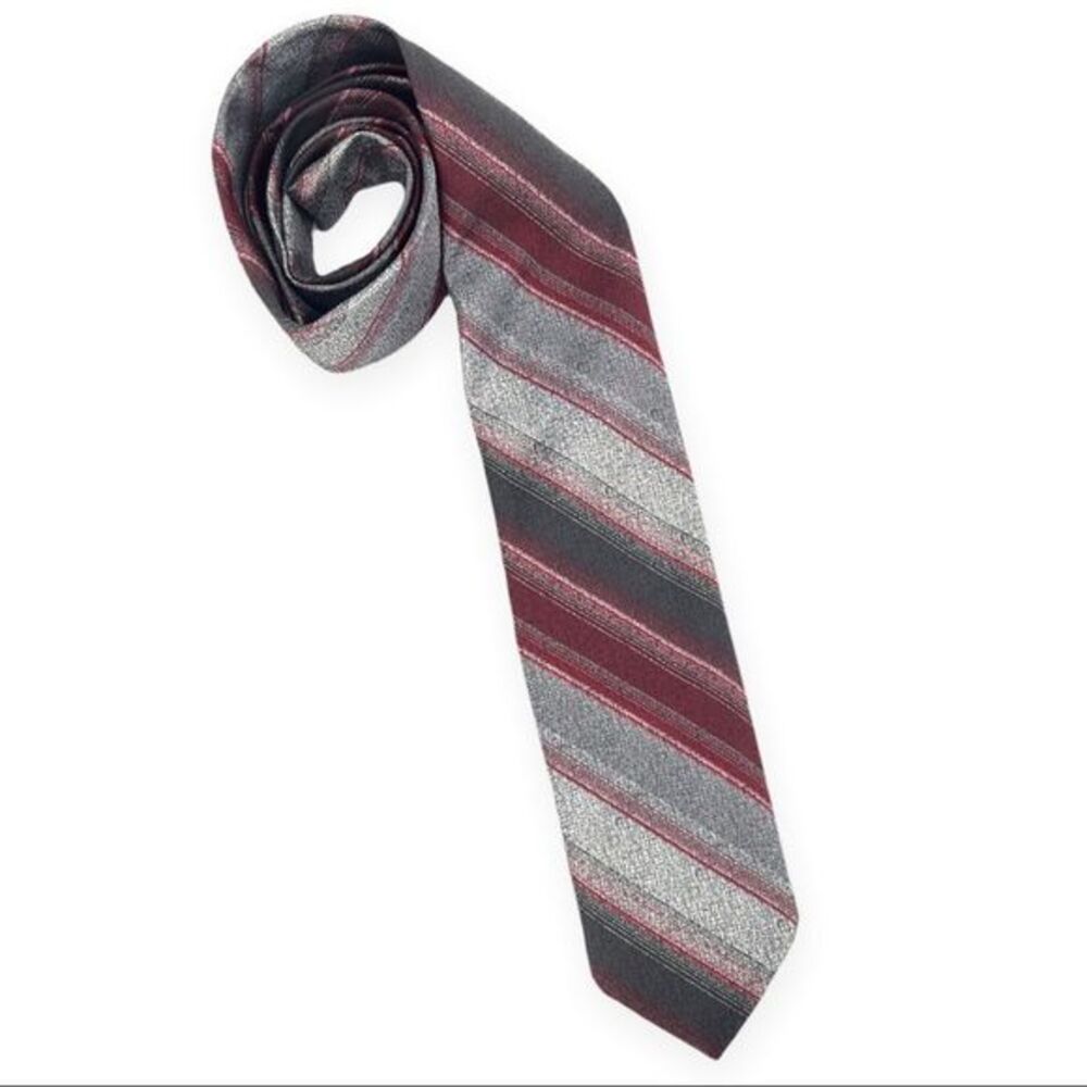Jack Lang Red Grey White Tie EUC